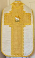 White French Latin Church Vestment